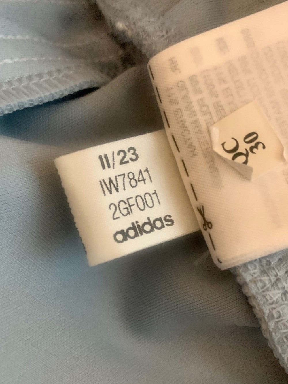 Adidas Women's Aeroready 3-Stripe Light Blue Joggers Sweatpants Large L - Picture 8 of 8